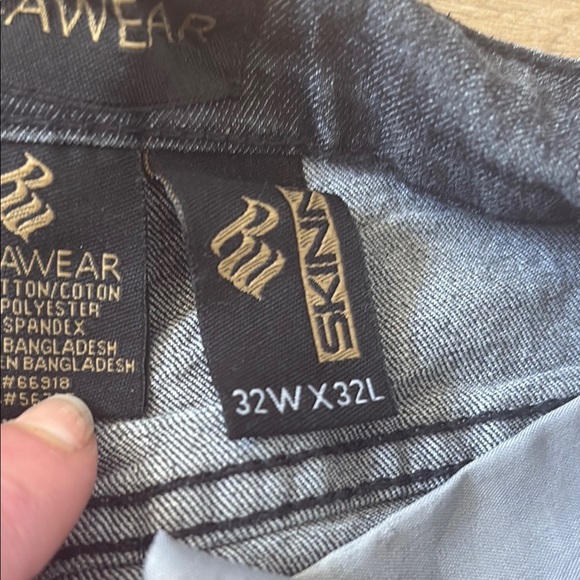 H&M Black Slim Jeans with Distressed Detailing - Picture 4 of 11